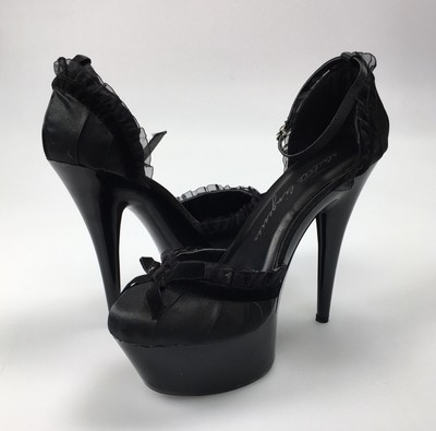 black platform heels uk