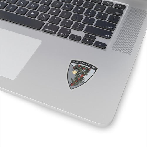 Naval Beach Unit 7 v2 Shield (U.S. Navy) STICKER Vinyl Kiss-Cut Decal - Picture 6 of 25