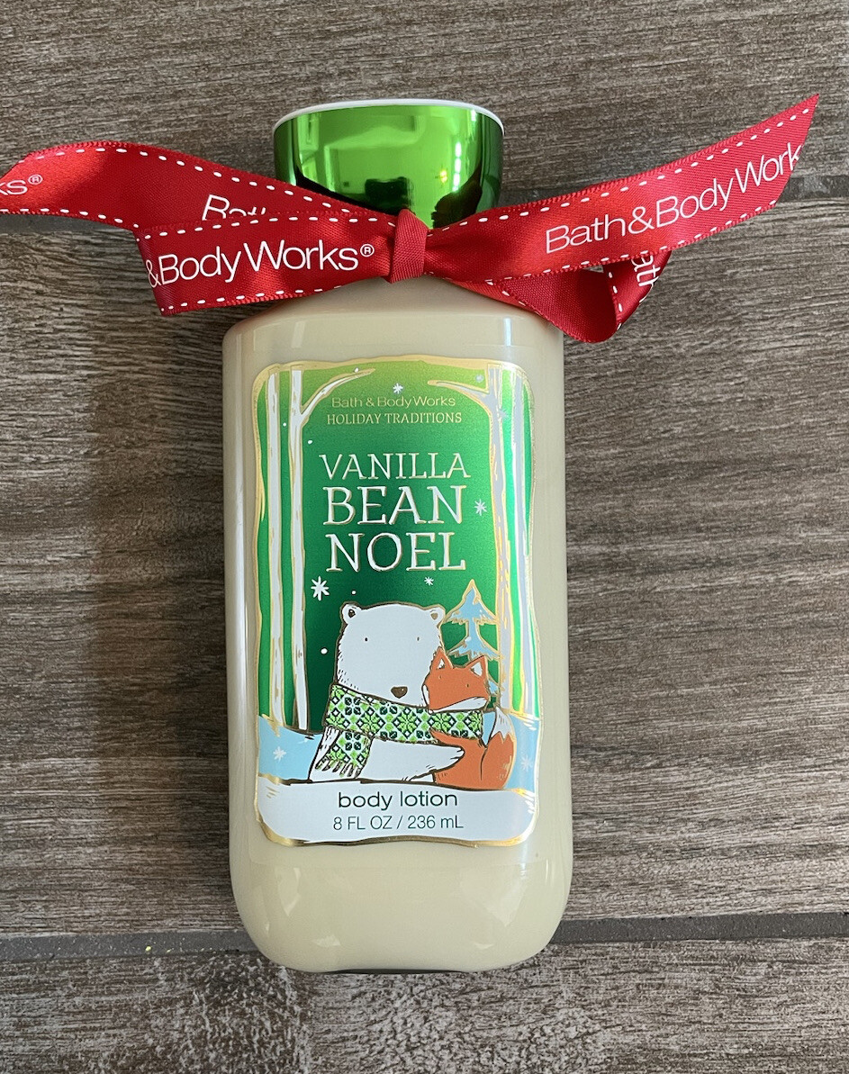Bath & Body Works Vanilla Bean Noel Body Lotion 8oz NEW Winter