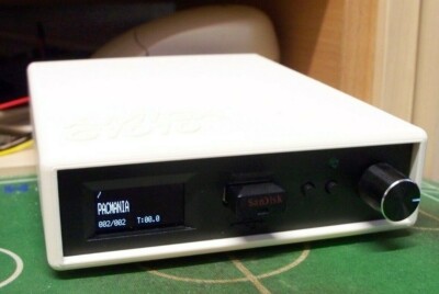 Amiga Gotek V3.42 External Ivory & BLACK + PC Buzzer 0.96 OLED + Rotary 435 Chip