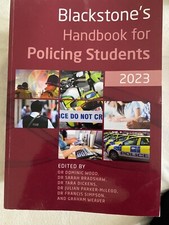 Image of Blackstone's Handbook for Policing Students 2023