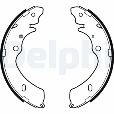DELPHI LS2147 Bremsbackensatz für ISUZU