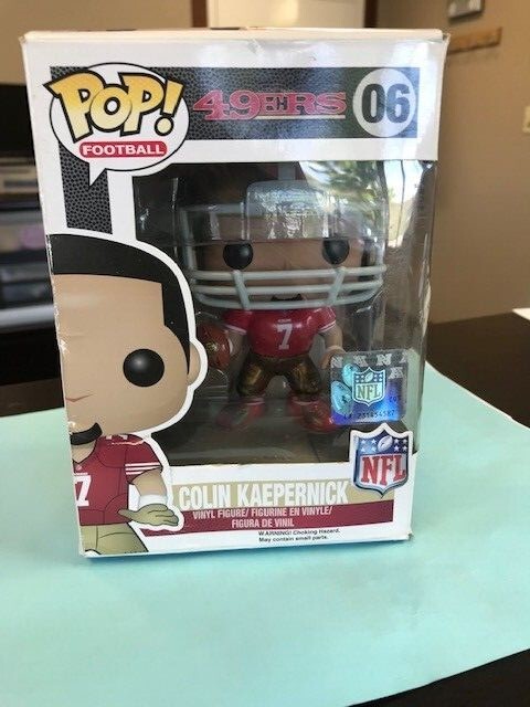 Funko Pop! Sports Nfl Colin Kaepernick Home Jersey (Vaulted) 49Ers Pics