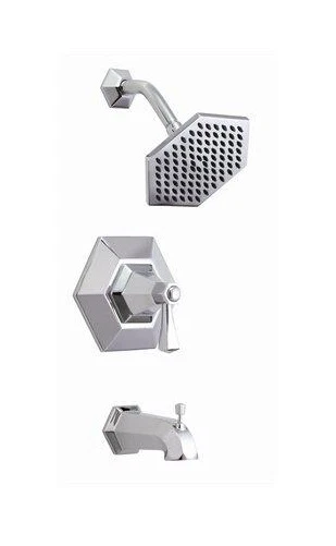 Grifo para bañera y ducha Belle Foret Schon BFTS500CP Kassal, cromado Foto 2 de 2