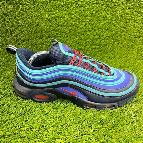 Nike Air Max Plus Discover Your Air Mens Size 9.5 Blue Running Shoes Sneakers