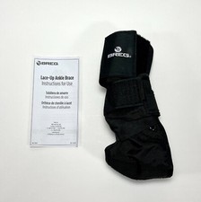 Breg Lace Up Ankle Brace With Stays 100622-005 Size XXS Black New