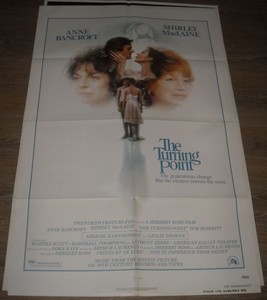 1977 The Turning Point 1 Sheet Movie Poster Gga Anne Bancroft Shirley Maclaine Ebay
