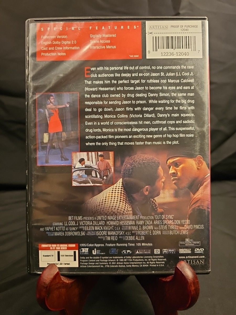 Out Of Sync (artisan) - DVD - Very Good - LL Cool J,Yaphet Kotto