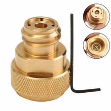 Gold Brass CO2 Adapter Replace Tank Paintball Canister Conversion for Sodastream