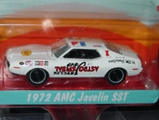 GREENLIGHT 1972 AMC JAVELIN SST ASTRO SPIRAL MUSCLE CAR -White, MIP