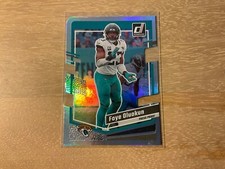 2023 Panini Donruss Football Foye Oluokun Silver Press Proof Die-Cut 75/75 SP