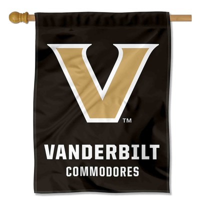 Vanderbilt University Wordmark Two Sided House Flag