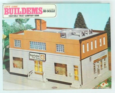 Life-Like HO Scale Building Kit #01381 Equitable Trust Company Bank