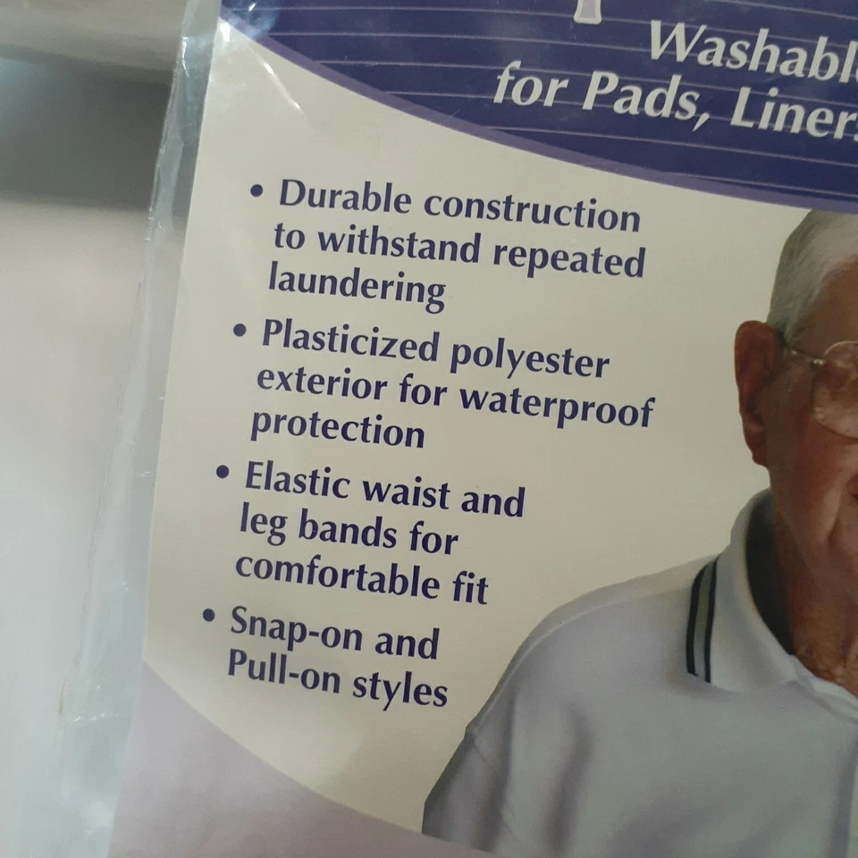 Lot Of 3 Salk Sani Pant Unisex Waterproof Washable Pull On Cover Up Briefs 850XL Foto 3 de 4