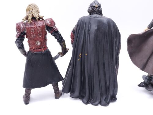 Figurine Seigneur des Anneaux 2003 ToyBiz Fields ARAGORN Legolas Eomer lot 4 figurines - Photo 8 sur 9