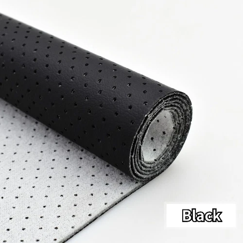 Vinyl Fabric Faux Leather Perforated Breathe for Car Interior Furniture Home DIY - Picture 13 of 41