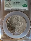 1898-O Morgan Silver Dollar $1 CAC MS63