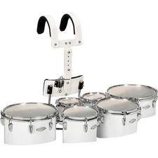 Sound Percussion Labs Birch Marching Sextets with Carrier 6/6/8/10/12/13 White
