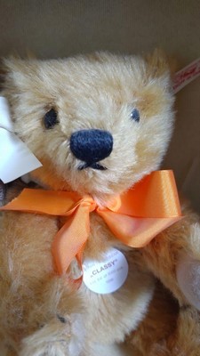 Steiff Teddy Bear Classy Red Blonde First Japan Exclusive