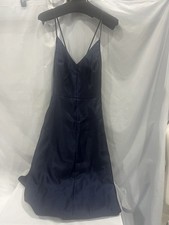 Alfred Sung V-Neck Full Skirt Satin Maxi Dress - US 18