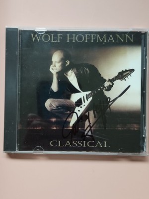 Wolf Hoffmann Classical CD 1997 SoundShop SIGNED Autographed Accept Guitarist