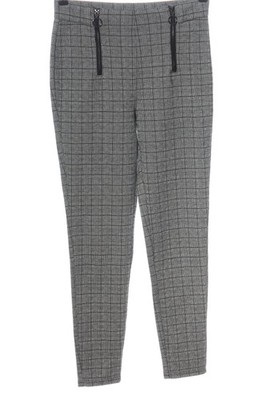 STRADIVARIUS Stoffhose Damen Hose Gr. DE 40 hellgrau Casual-Look