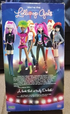 Unimax Lollipop Girls Pipi Fashion Doll Jan McLean 12in Removable Clothes