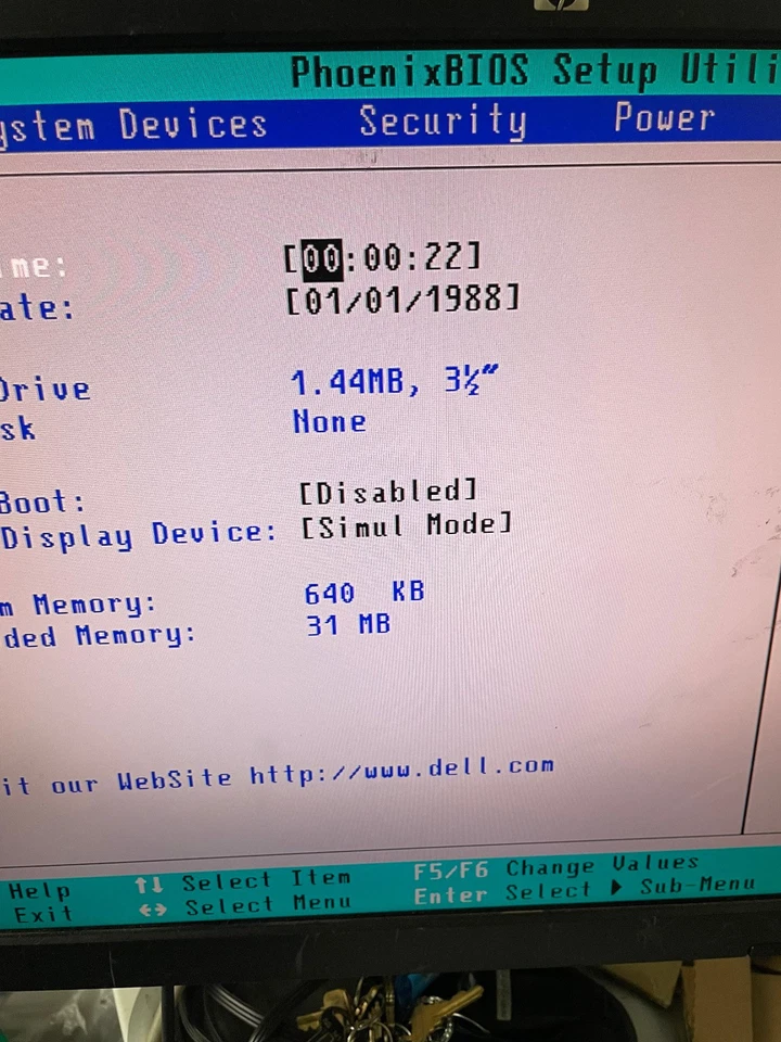 CLOSEOUT - Dell Inspiron 3000 M200ST Pentium MMX 200MHz 31MB RAM *NO HD* #608B - Image 4 of 4