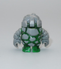 Lego Boulderax Trans green Rock Monster Power Miners minifigure 8957