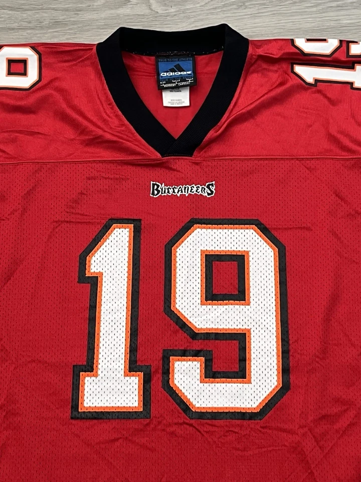 Camiseta de fútbol Adidas talla L - Keyshawn Johnson #19 Tampa Bay Buccaneers Foto 2 de 4