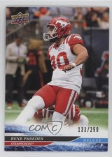 2025 Upper Deck CFL Deluxe 133/250 Rene Paredes #46 6kv