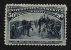 CKStamps: US Stamps Collection Scott#240 50c Columbian Mint H OG Tiny Thin $500