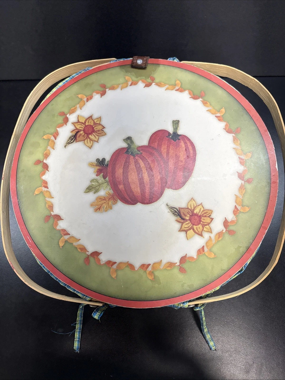 Pumpkin Pie Recipe Ceramic Pie Plate With Carrier