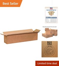 Professional-Grade Shipping Boxes 18"L x 4"W x 4"H - 25 Count for Safe Packing