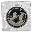 Rare 2000 Wild Horses of Nevada Great Seal 1 oz .999 Fine Silver Round Sealed