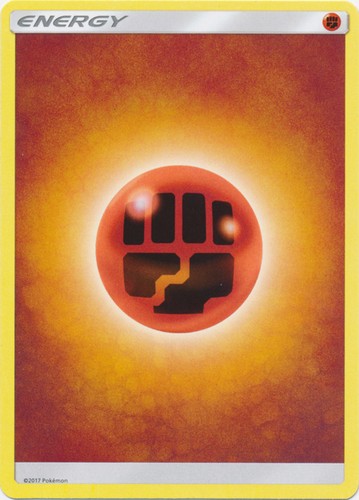 Fighting Energy (2017 Unnumbered) (Near Mint) Sun and Moon Base Set - Energy Pok