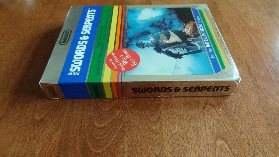 ESPADA Y SERPIENTES IMAGINARIAS INTELLIVISION EN CAJA Foto 3 de 4