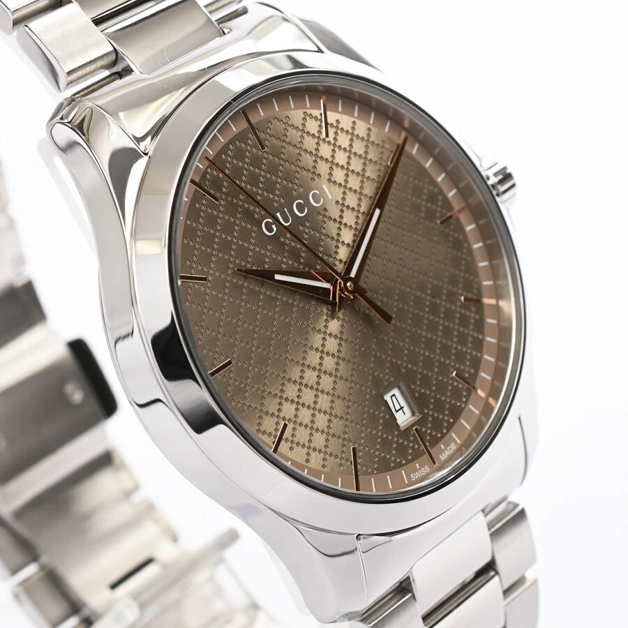 Used A Gucci G Timeless Watch YA1264053 Brown Men s