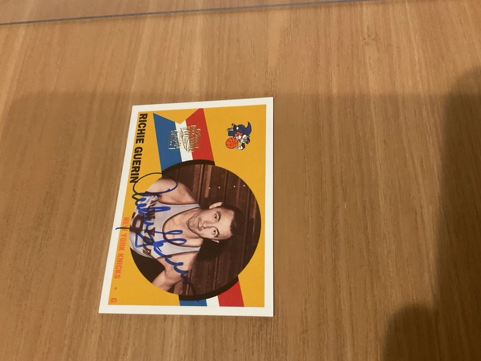 Richie Guerin 2005-06 Topps Style 1952 Fan Favorites Autograph SP Auto KnicksHOF - Image 4 of 4