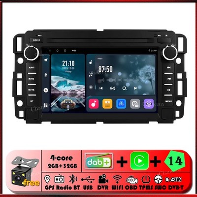 7''Android Autoradio Carplay GPS SAT Navi DAB For GMC Yukon Sierra Acadia Denali