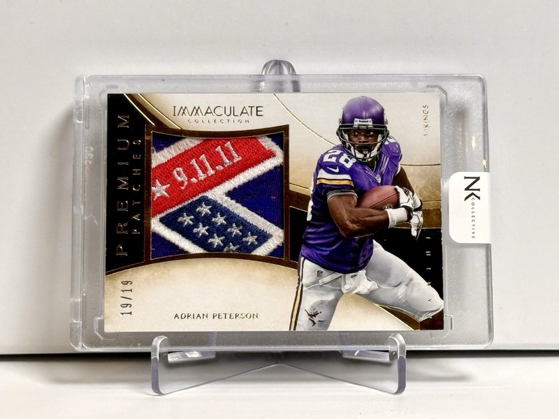 2014 Immaculate Adrian Peterson Premium Patch Auto SP/19 (Game Used)