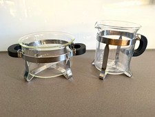 BODUM CHAMBORD Milch & Zucker Set 2-tlg Borosilikatglas/Edelstahl chrom