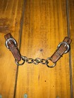 Leather Western Curb Chain Single Chain Western Tack Used Horse Tack GUC — photo 2