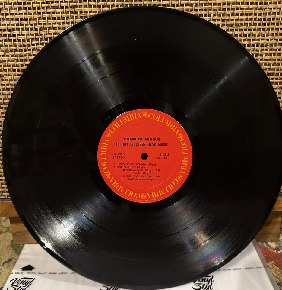 Charles Mingus Let My Children Hear Music LP White Label Promo EX - Image 4 of 4