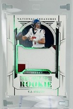 ‘23 CJ Stroud National Treasures Rookie Patches Green/7 JSY# True RC/SP-TEXANS
