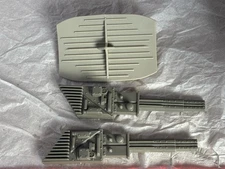 1987 GI Joe Mobile Command Center Side Guns +  Radar Hasbro Parts Only