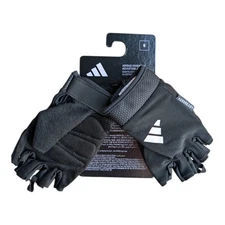 Adidas Size S Half Finger Weightlifting Gloves Gym Cross Training AEROREADY NWT