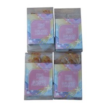 Set of 4 String Lights - 3.6 Feet - Indoor Use - Battery Operated - Orange Pizza