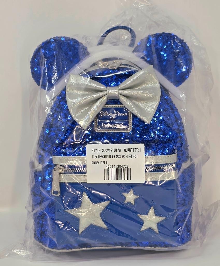 NWT DISNEY PARKS MAKE A WISH SEQUIN LOUNGEFLY BACKPACK  display picture 2