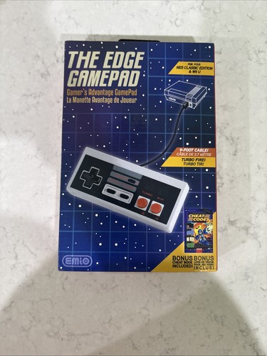 Nintendo The Edge Gamepad NES Classic Edition / Wii U Wired Controller TURBO NEW - Picture 4 of 8